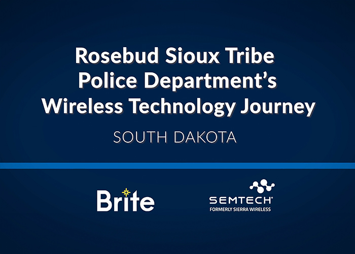 Rosebud Sioux Tribe Police Department's Wireless Technology Journey